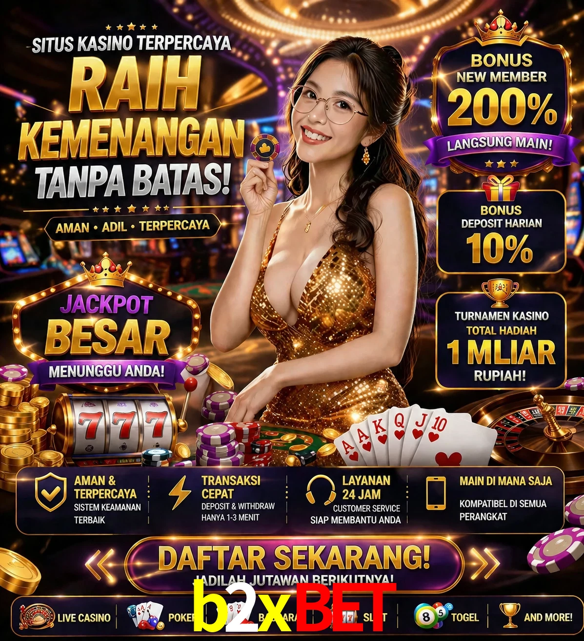 Roleta e blackjack b2xbet